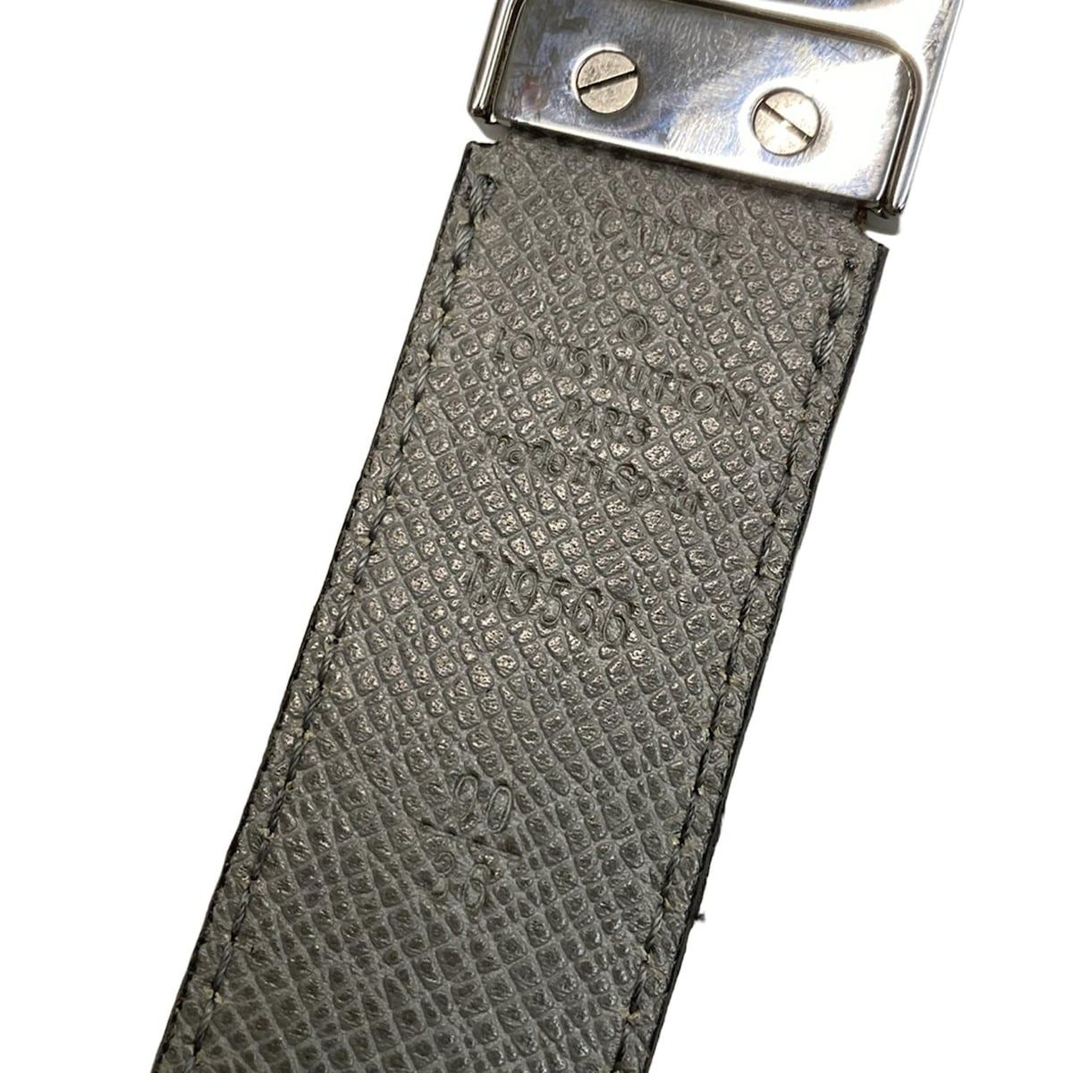 Louis Vuitton ベルト ホワイトグレー 90サイズ キャンパス素材 Louis Vuitton ベルト ホワイトグレー 90サイズ キャンパス素材 Louis