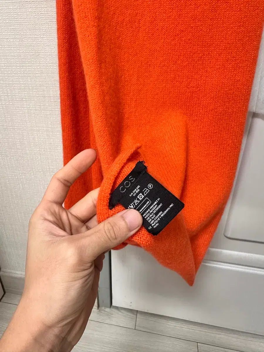  コス カシミア マフラー ストール オレンジ ミユキ マフラー 小物