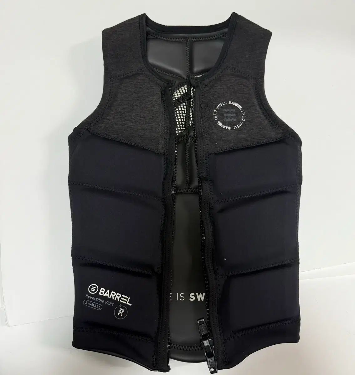 バレル リバーシブル ベスト XS ブラック