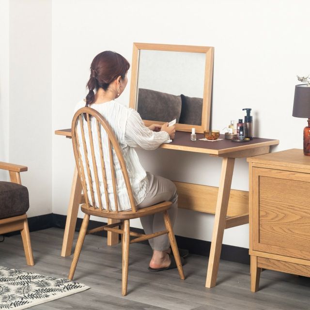 リノリウム天板の学習デスク＜リノ/バーガンディ＞ 幅100cm 天然の抗菌