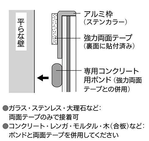  接着タイプ FFミラー車出口 F 33 フラット型凸面機能ミラー 安全ミラー コミー その他 文房具 事務用品