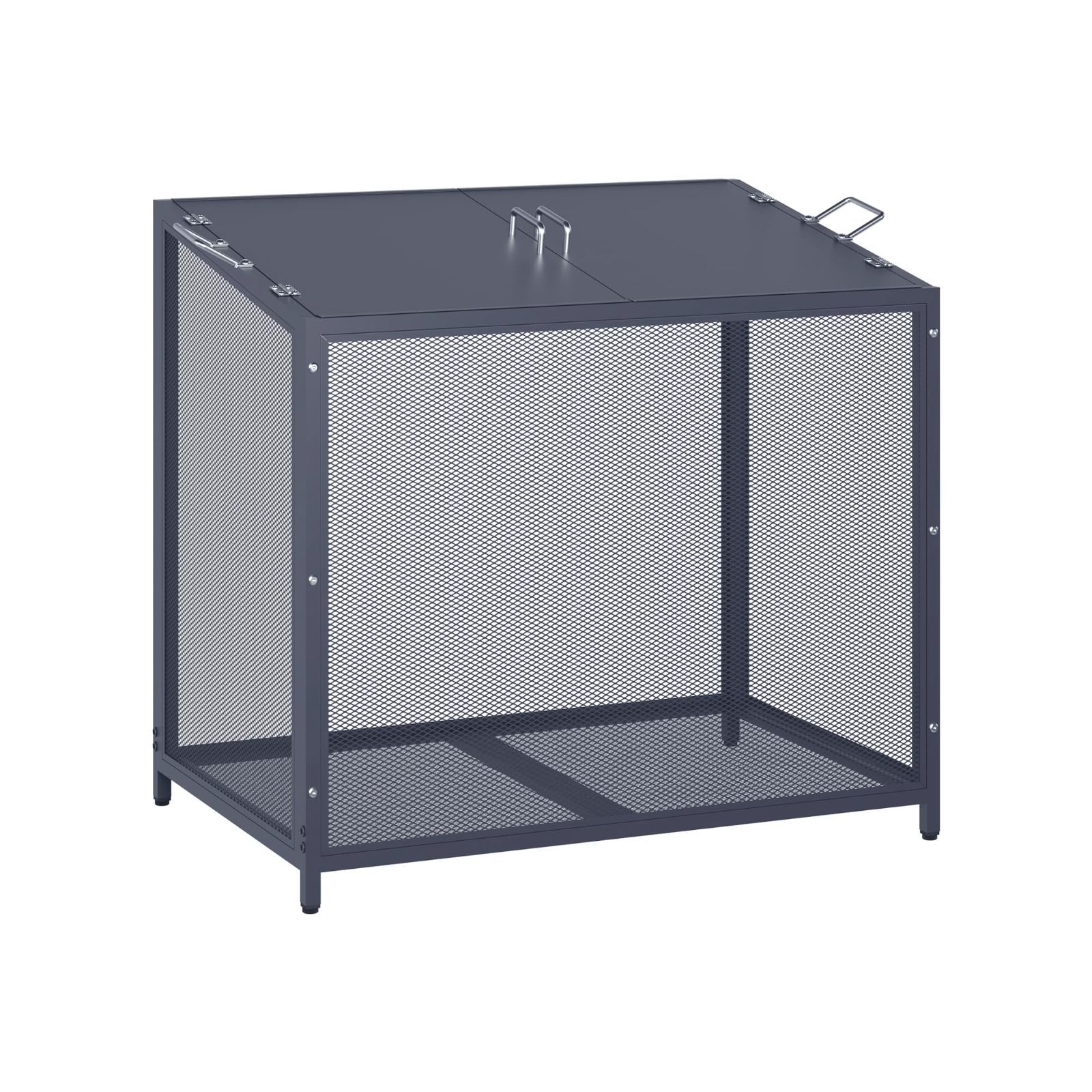 ゴミ箱 屋外 メッシュデザイン ゴミネット ボックス OSJ 大容量 大きい カラスよけ 野良猫対策 ゴミ荒らし防止 庭用 容量292 L