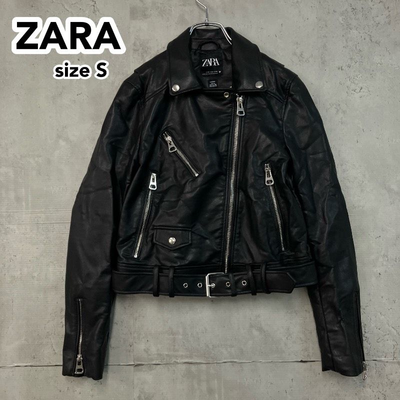 ZARA ザラ ライダースジャケット レザージャケット ダブルライダース
