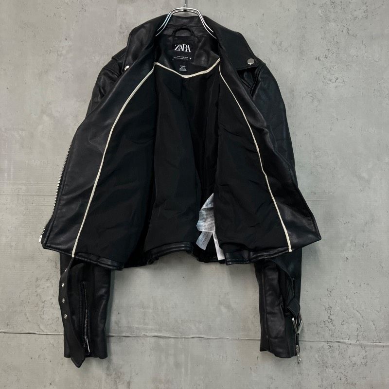 ZARA ザラ ライダースジャケット レザージャケット ダブルライダース
