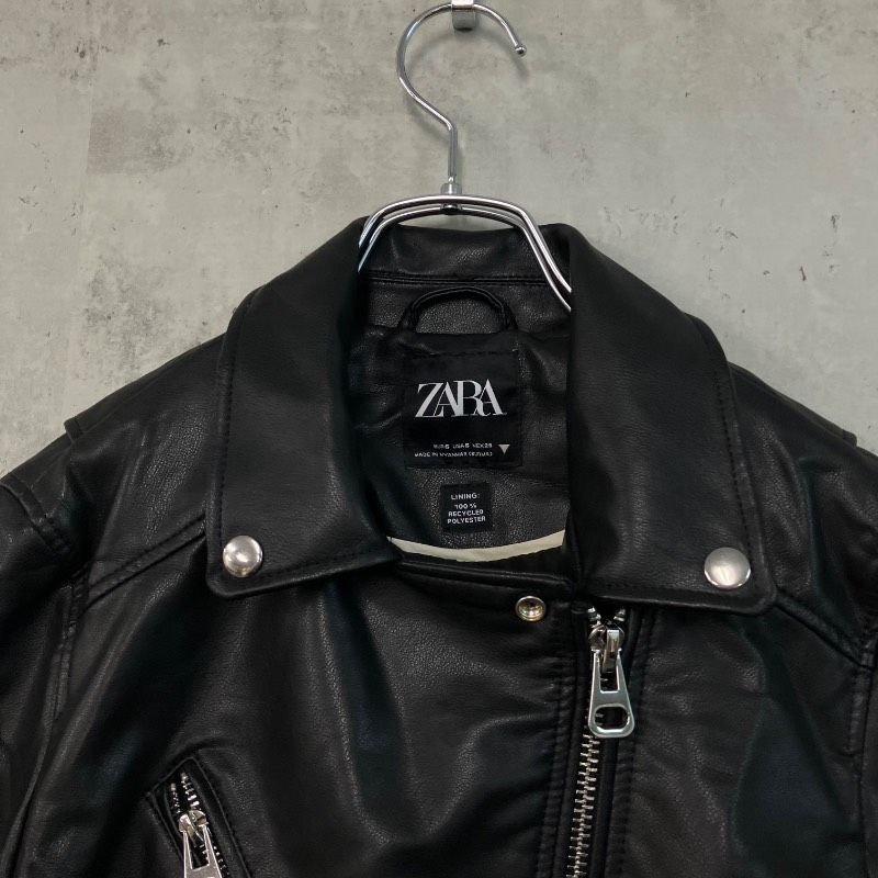 ZARA ザラ ライダースジャケット レザージャケット ダブルライダース