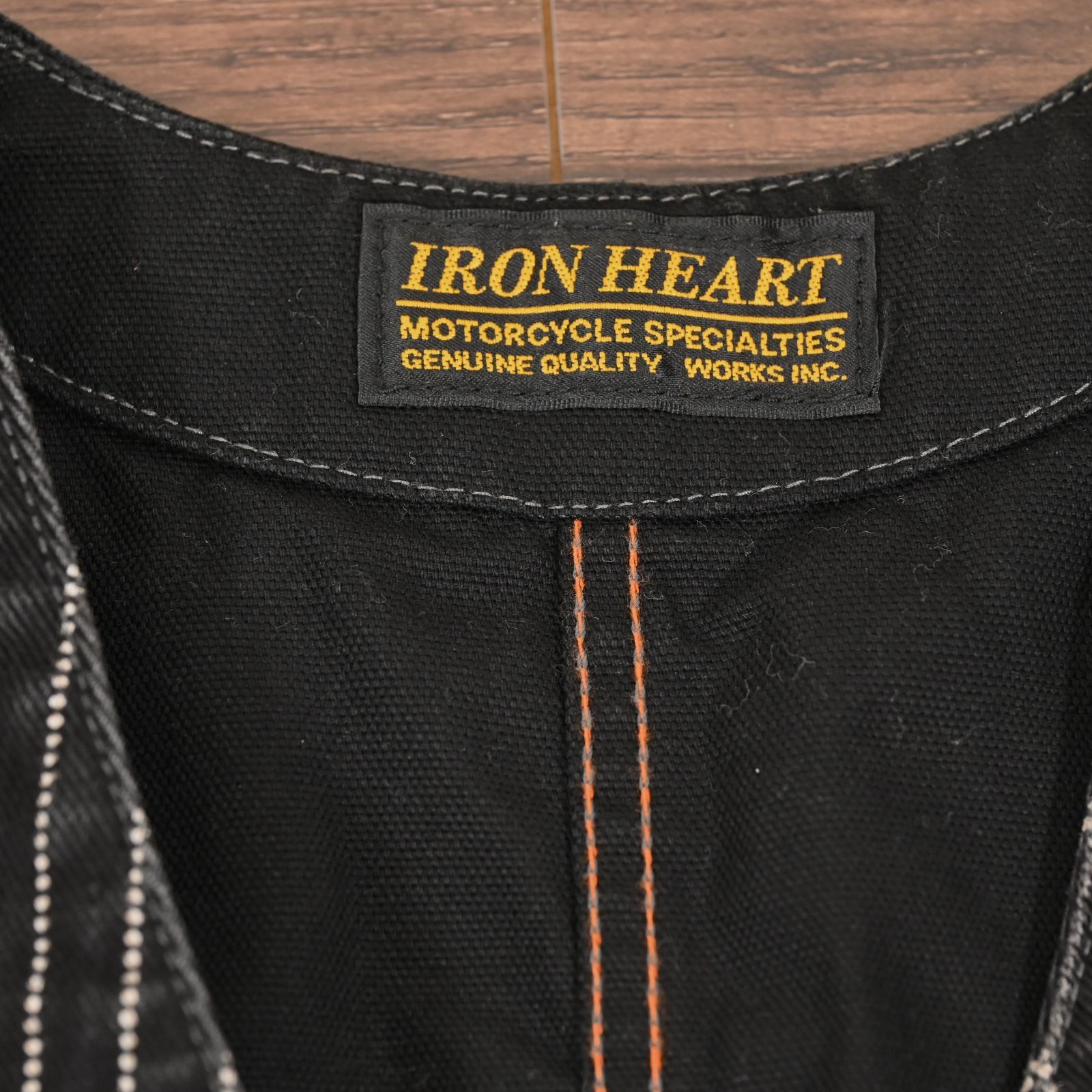 IRON HEART アイアンハート デニム ウォバッシュベスト Lサイズ IRON HEART アイアンハート デニム ウォバッシュベスト Lサイズ 2025年