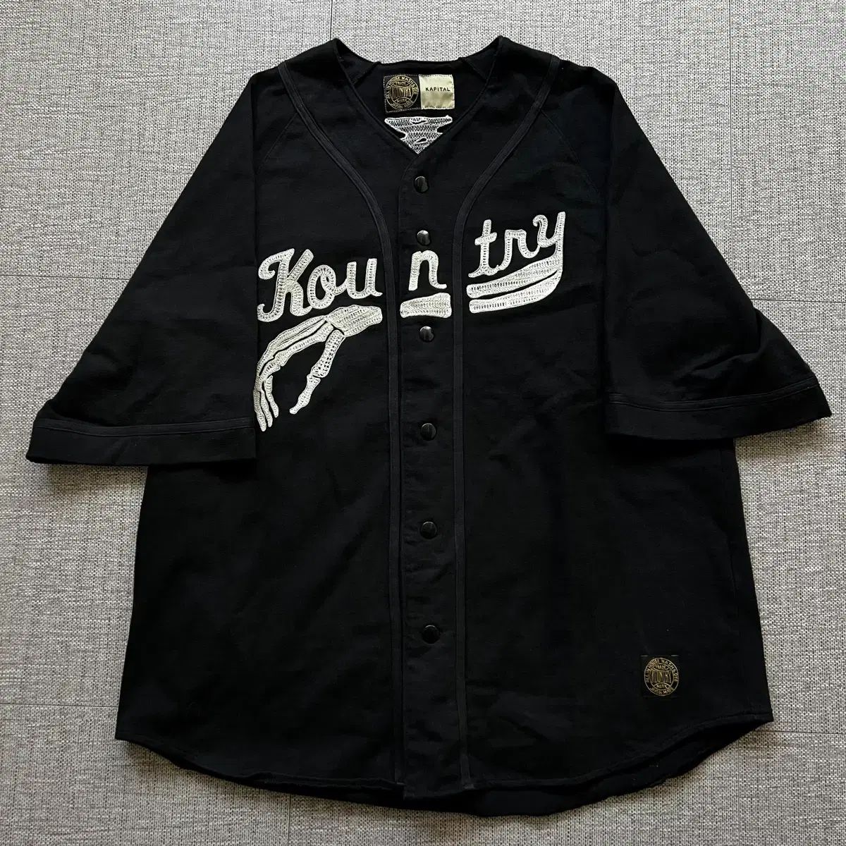 KAPITAL キャピタル ベースボール シャツ ブラック 4