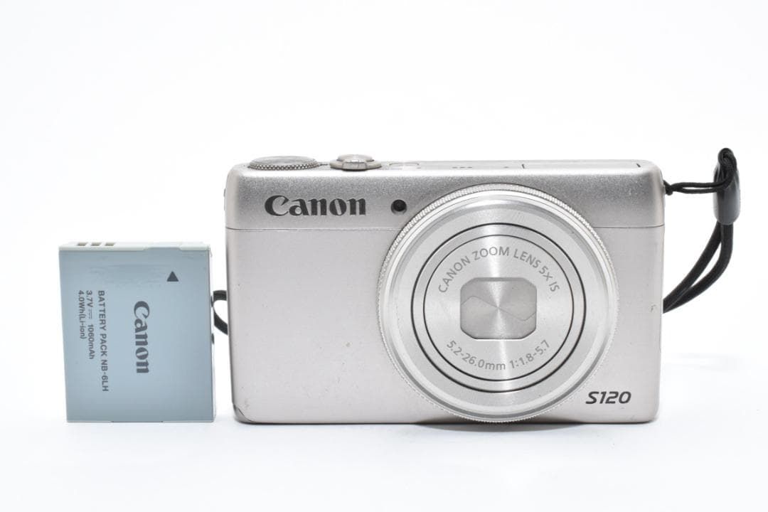 695 A 訳あり Canon キャノン PowerShot S 120 パワーショット シルバー デジタルカメラ コンパクトデジタルカメラ
