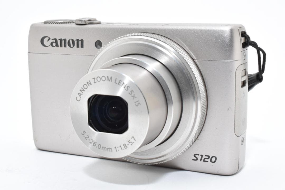 695 A 訳あり Canon キャノン PowerShot S 120 パワーショット シルバー デジタルカメラ コンパクトデジタルカメラ