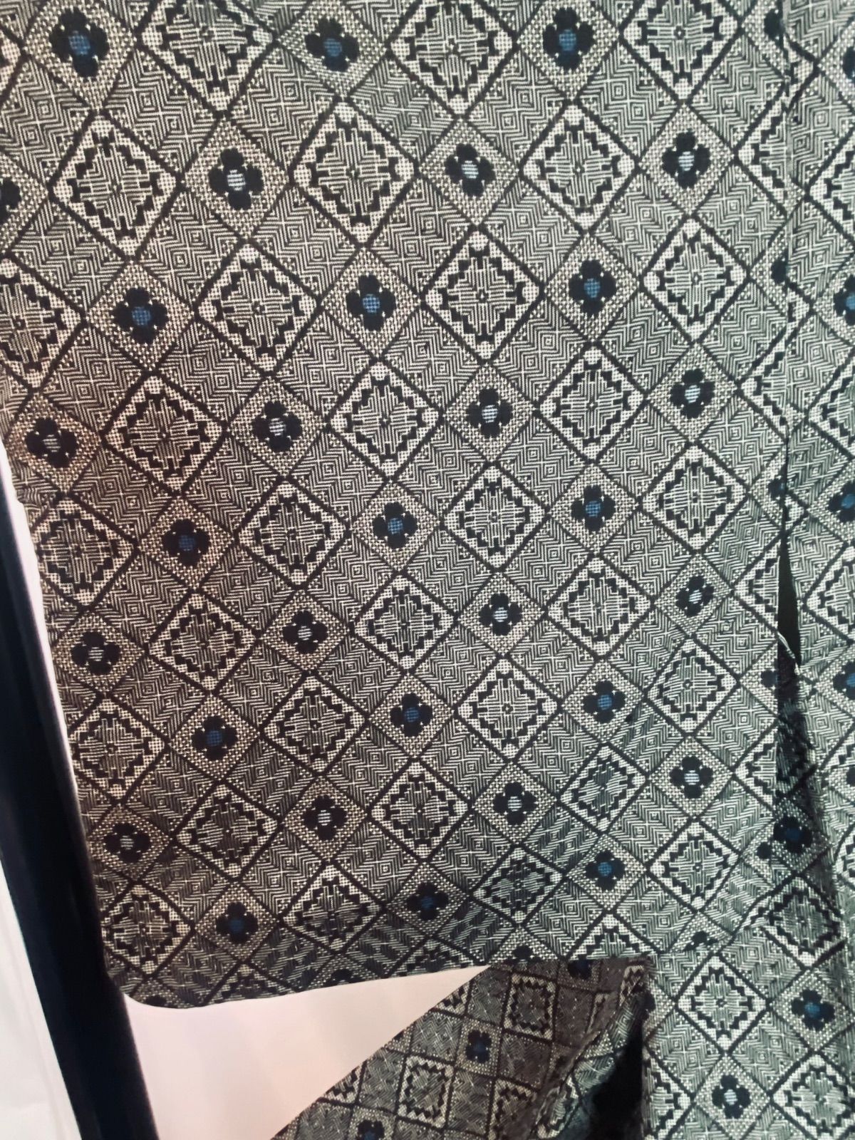 着物 大島紬 正絹 袷 龍郷柄 泥大島 和装 OME 457