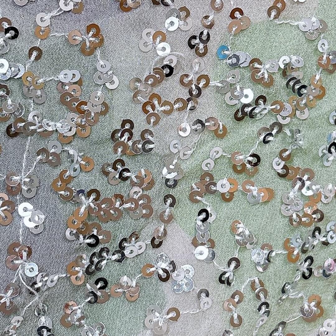 スパンコールノースリーブワンピース