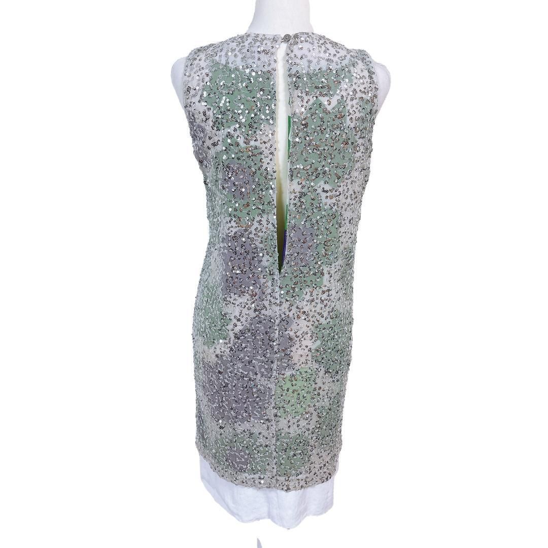 スパンコールノースリーブワンピース 4