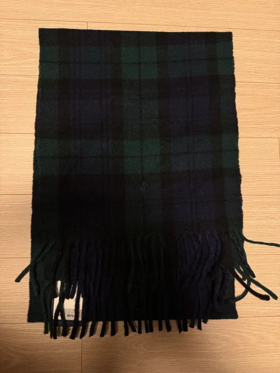 ポロ ラルフローレン カシミア マフラー ブラックウォッチ タータンチェック