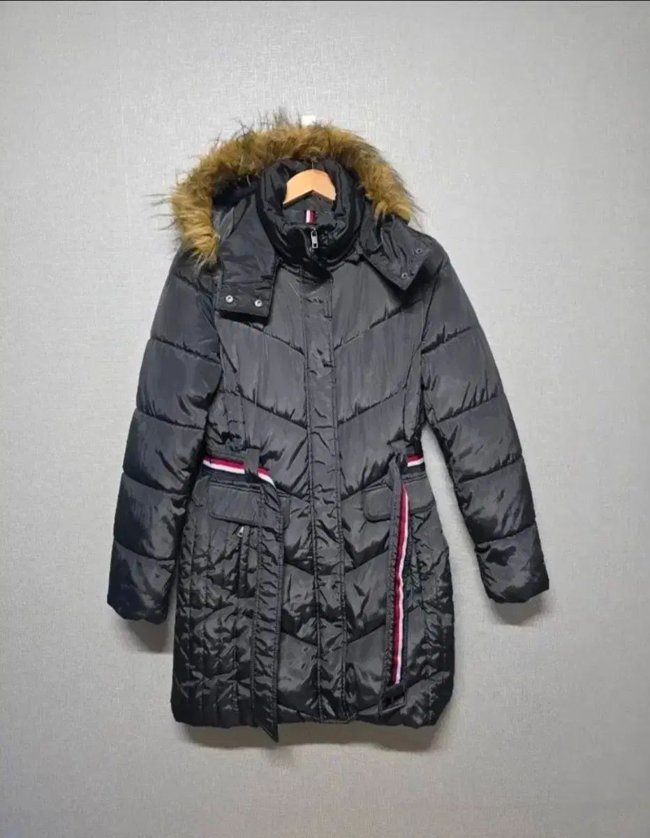 Tommy Hilfiger トミーヒルフィガー レディース ダウンジャケット ロング丈 ブラック