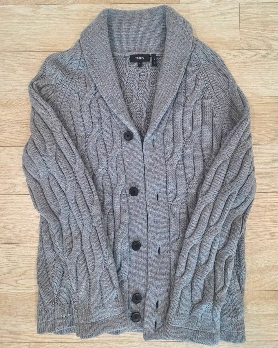 Theory 띠어리 メンズ 숄칼라 カーディガン L 105 グレー