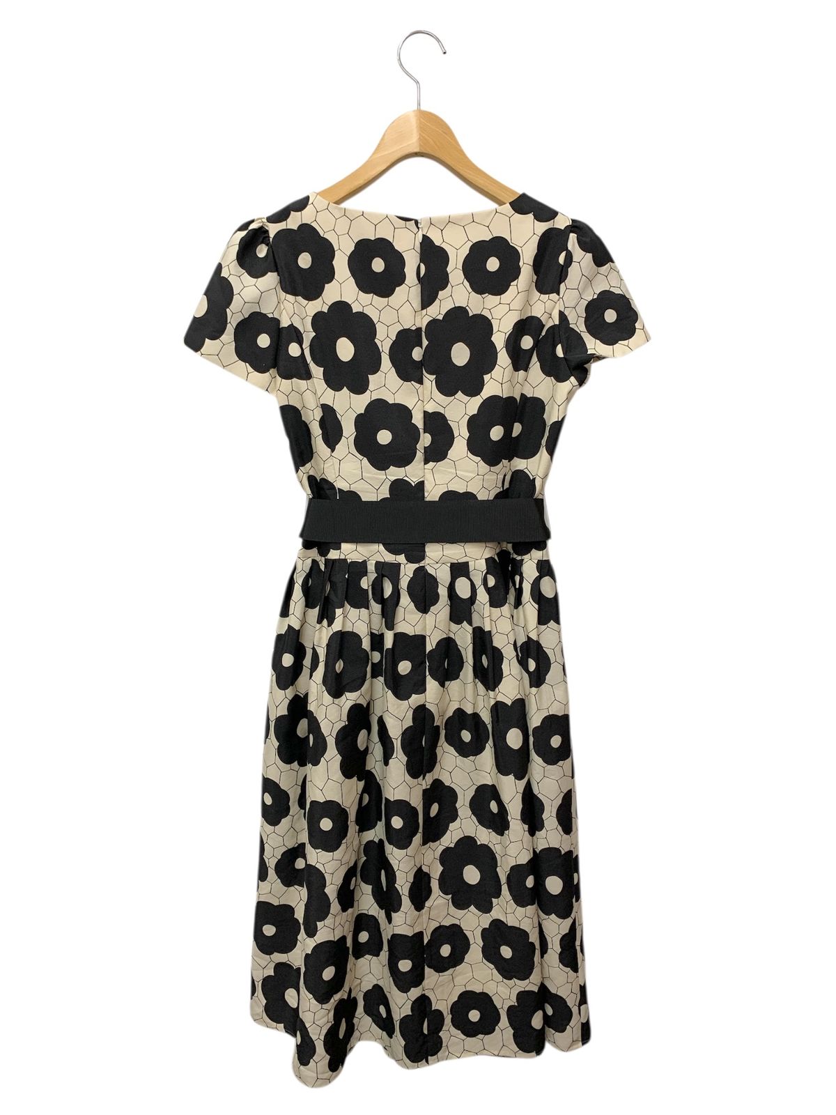 エムズグレイシー 511605 ワンピース 38 ベージュ フラワー