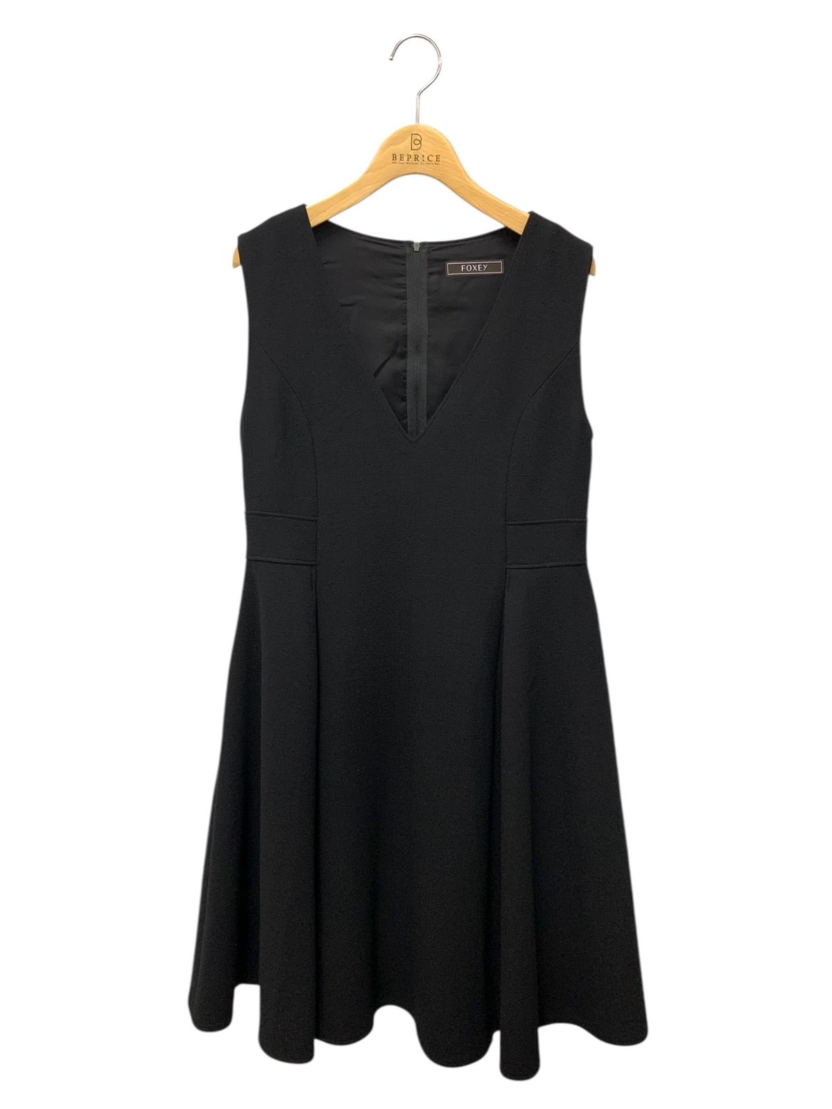 フォクシーブティック Dress Cloister 43196 ワンピース 40 ブラック ウール