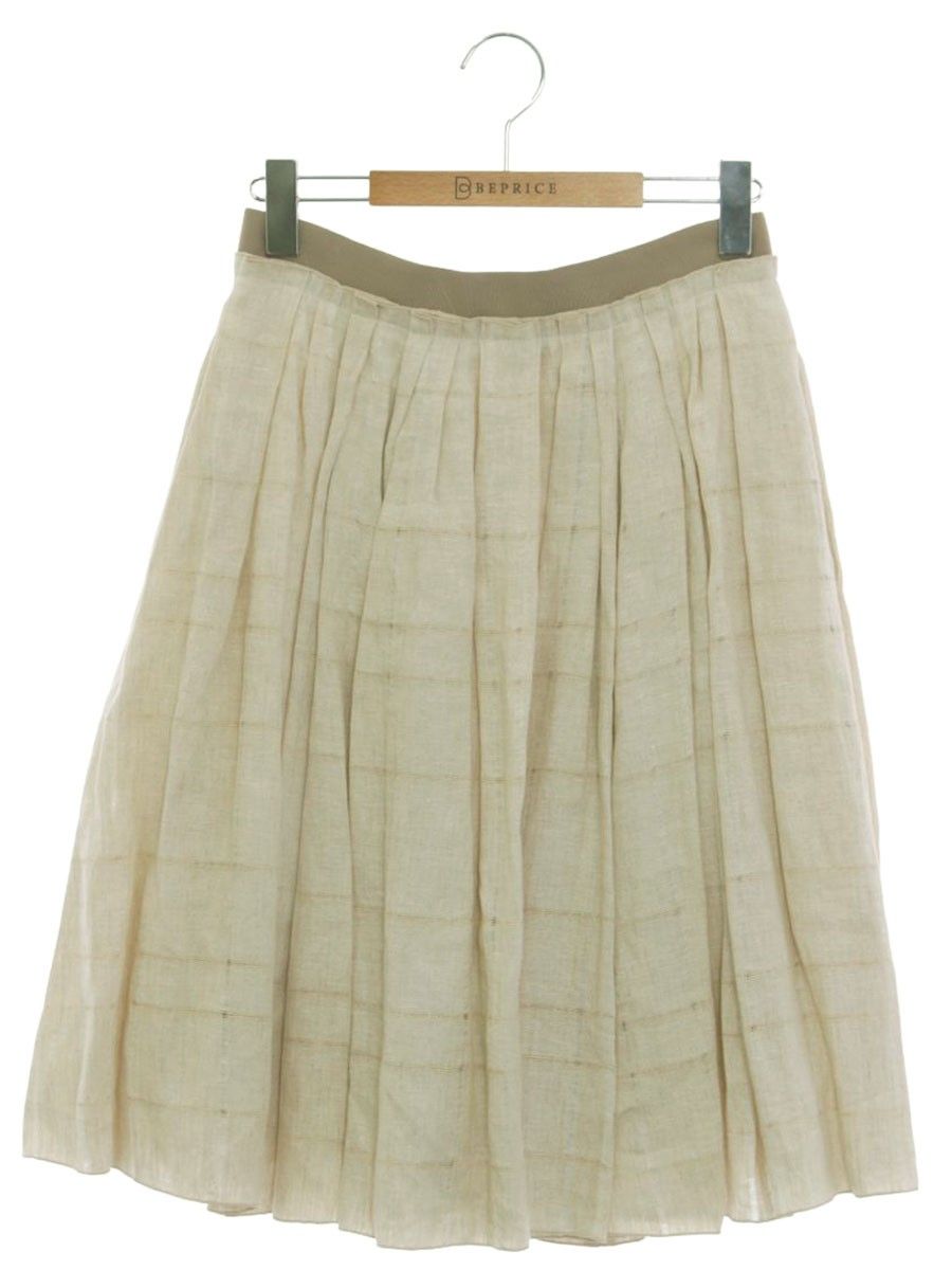 フォクシーブティック Skirt 39555 スカート 40 ベージュ SP品