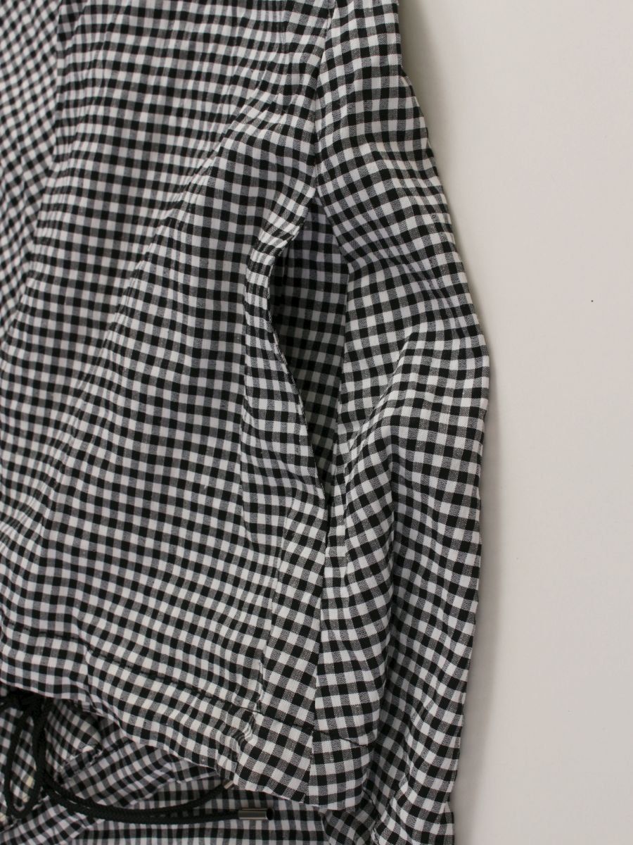 エムズグレイシー　カメリア　ロゴ入り　チェック柄ジャケット エムズグレイシー カメリア ロゴ入り チェック柄ジャケット エムズ