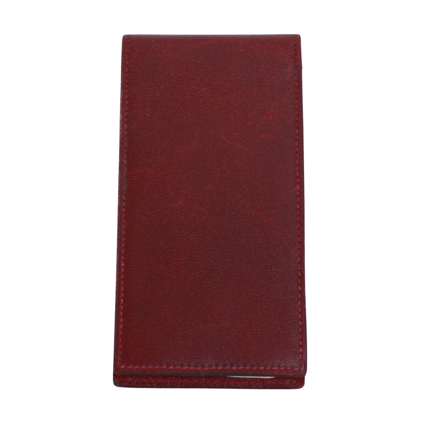 HERMES エルメス フラップ手帳カバー 手帳カバー レザー ボルドー 