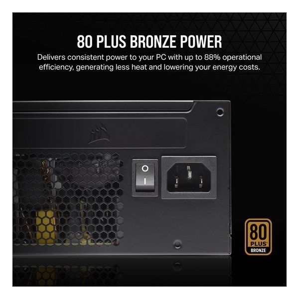 CORSAIR コルセア CX650 2023 PC電源ユニット 80PLUS Bronze認証/650W