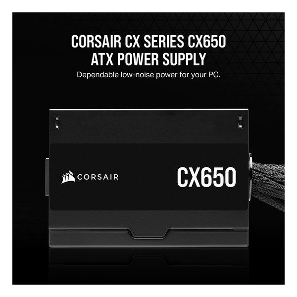 CORSAIR コルセア CX650 2023 PC電源ユニット 80PLUS Bronze認証/650W