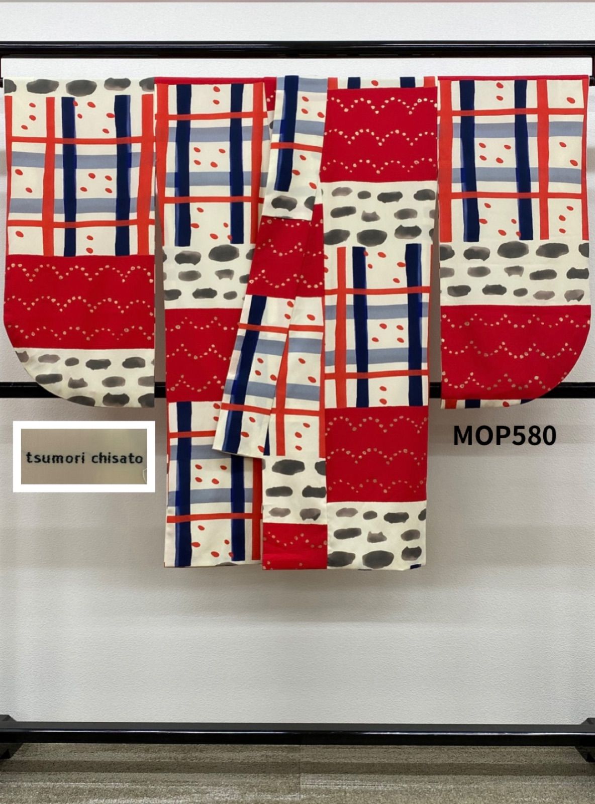 二尺袖 tsumori chisato ポリエステル着物 猫 袴用 MOP580 レディース