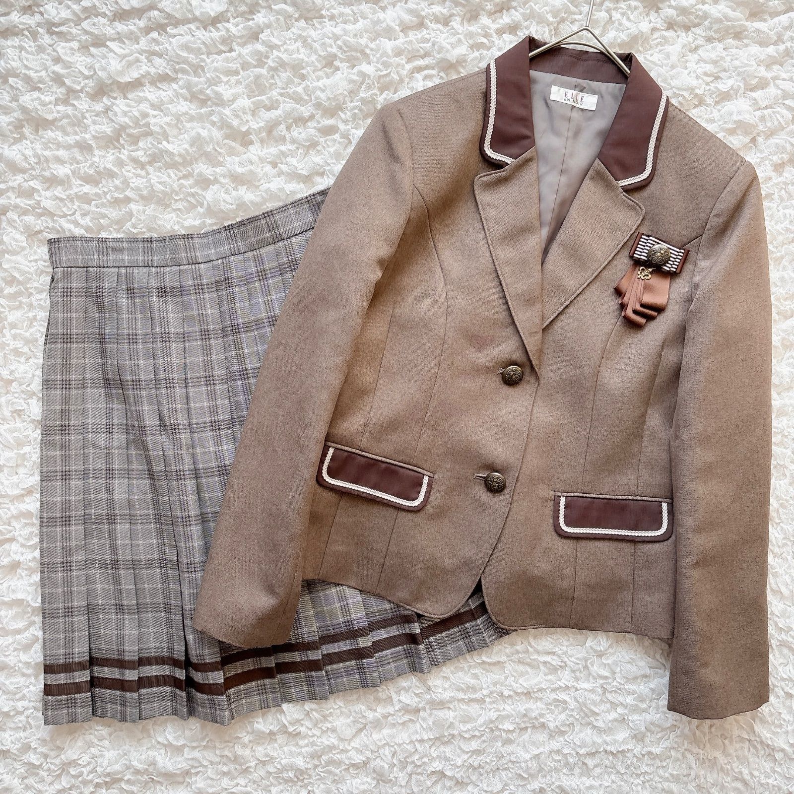 ELLE EN NOIR エルアンノアール 卒服 卒業式 女の子 160 ベージュ