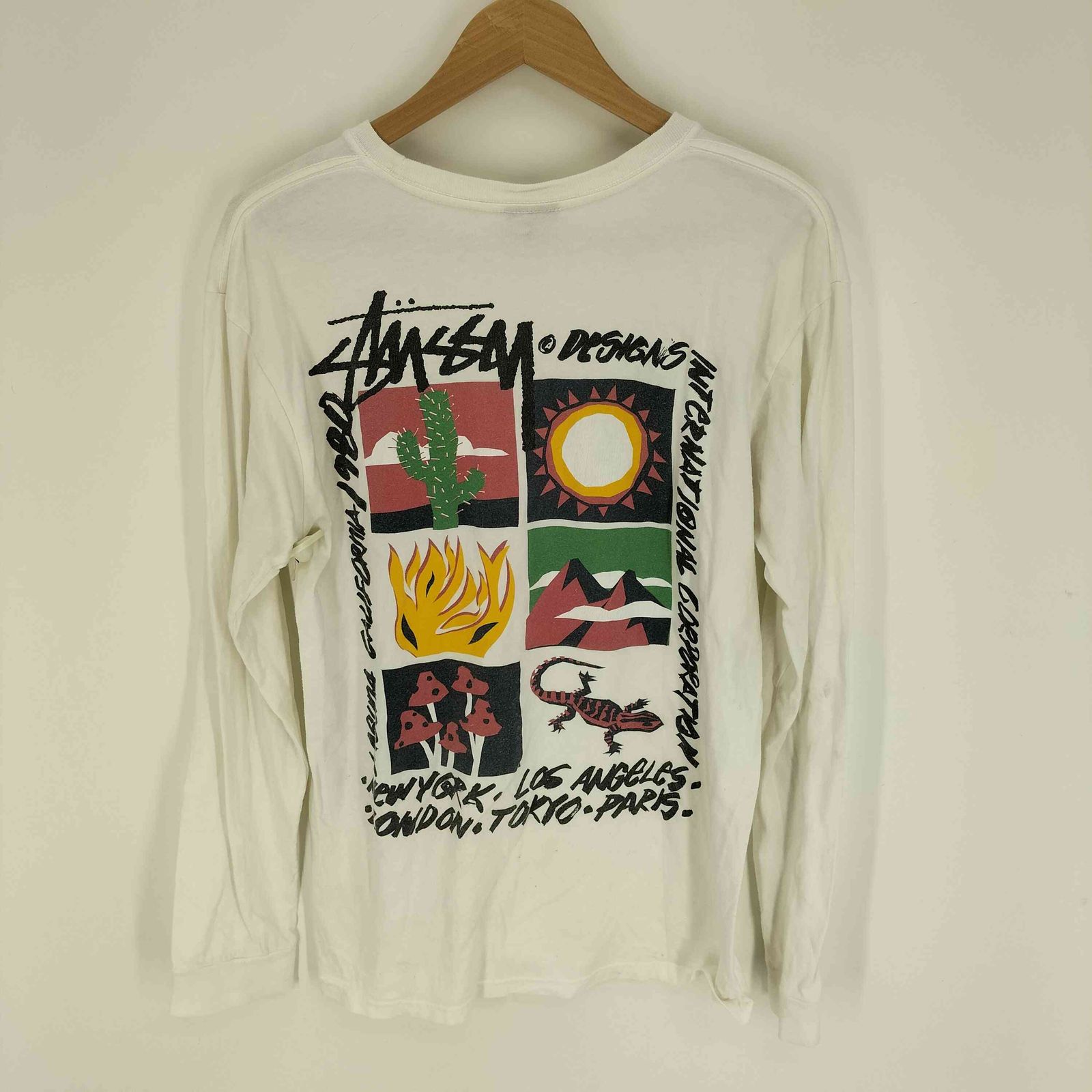 ステューシー Stussy High Desert Pigment Dyed Long Sleeve T-Shirt 