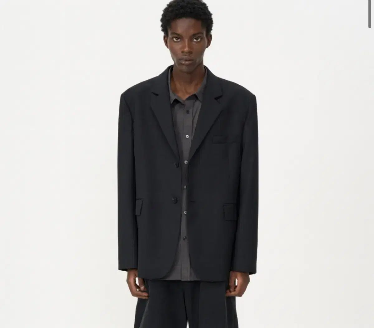 L INSILENCE インサイレンス ウール ブレーザー