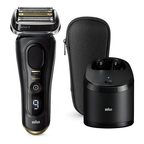 9350 cc ブラック ブラウン シリーズ9 Sport 電気シェーバー自動アルコール洗浄器 m