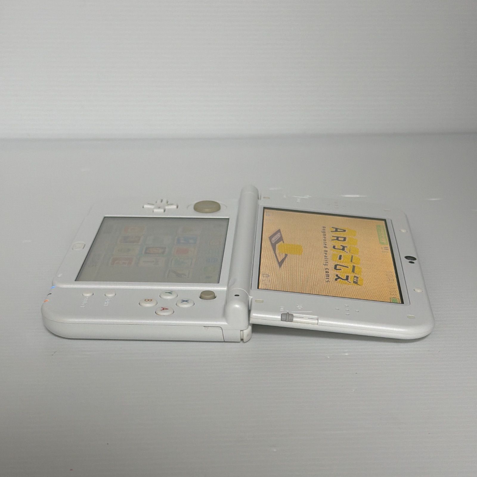美品 New ニンテンドー 3DSLL パールホワイト 上画面IPS液晶 遊べる
