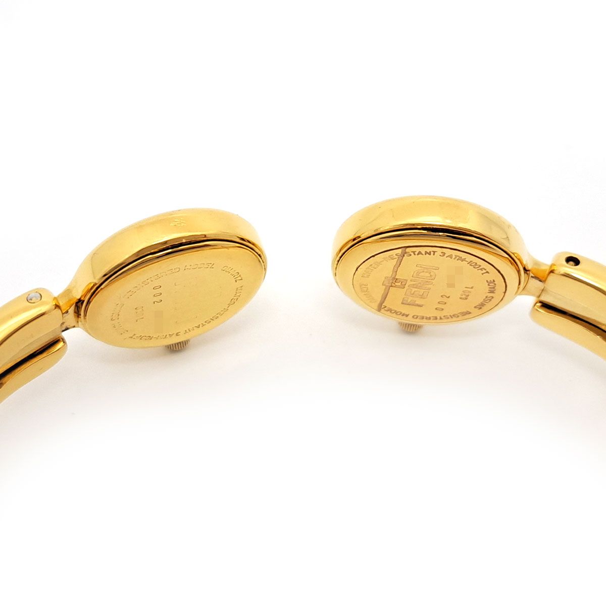 フェンディ ダブルフェイス 2タイムゾーン 620L クオーツ ゴールド
