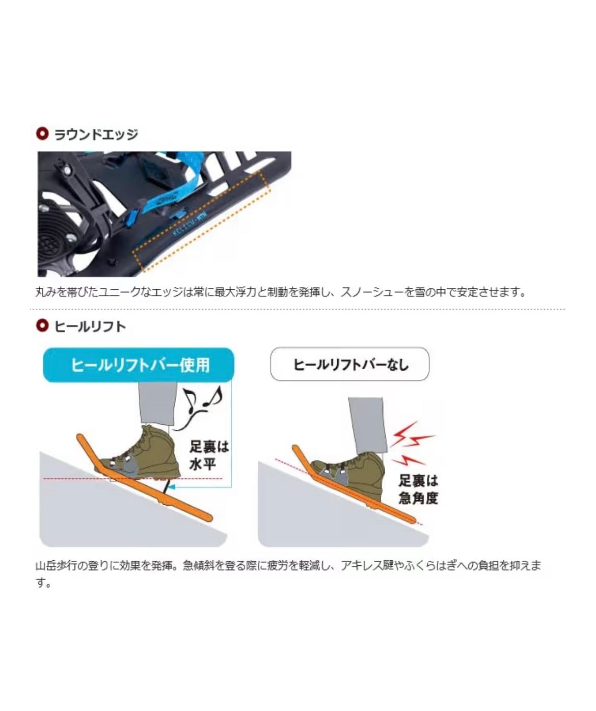  ATLAS HELIUM TRAIL スノーシュー26インチ スノーシュー アバランチギア