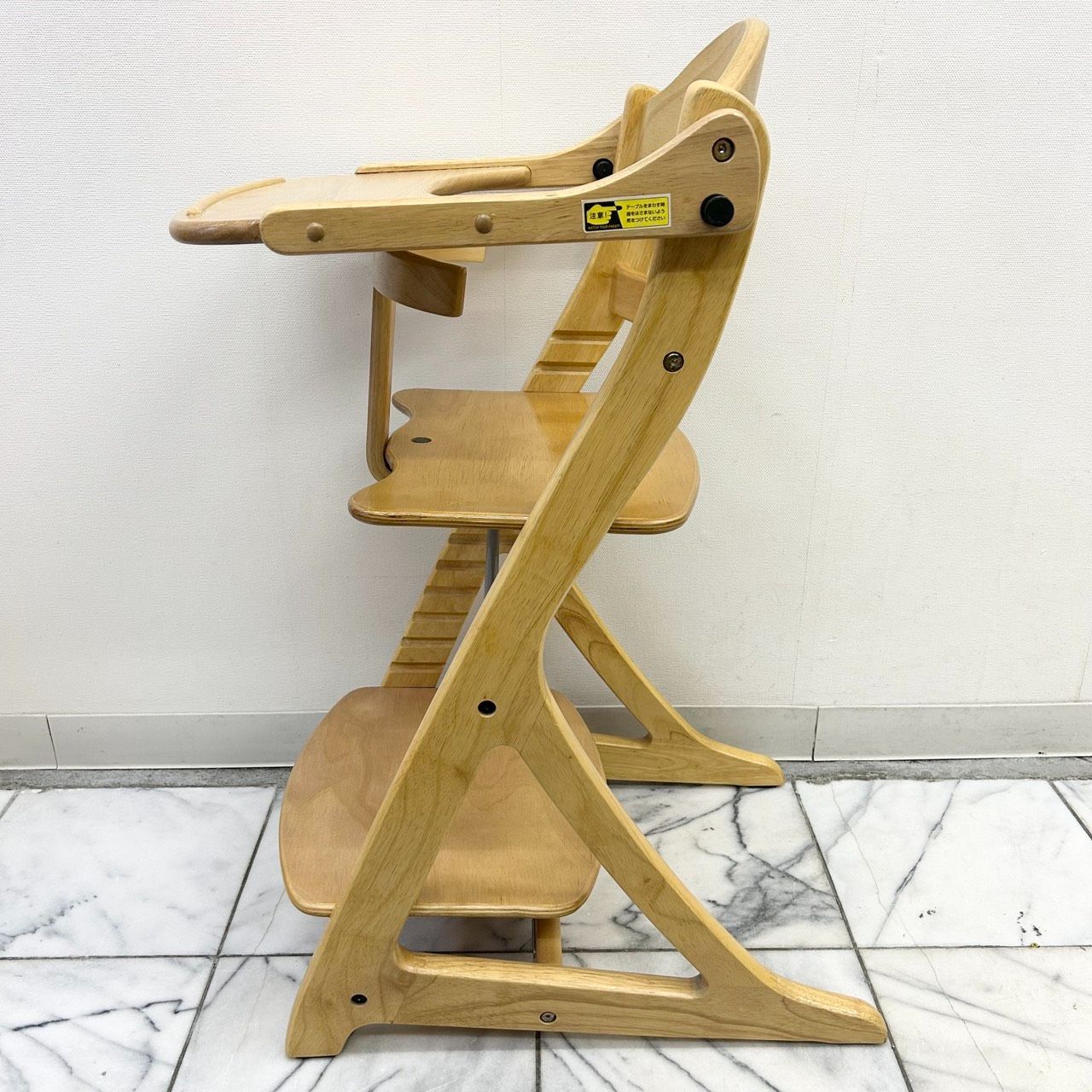 訳あり yamatoya 大和屋 すくすくチェアスリムプラス テーブル付 木製 