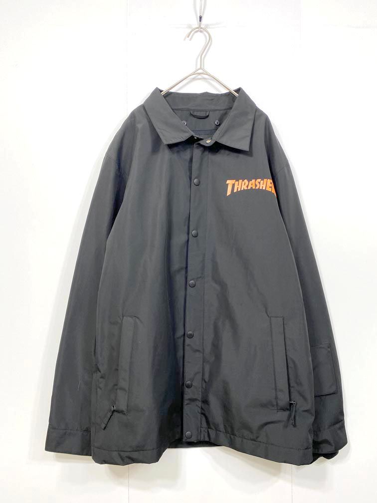 THRASHER AA HARDWEAR スノーボードジャケット ブラック AA HARDWEAR × THRASHER スノーボード ジャケット sizeM/黒