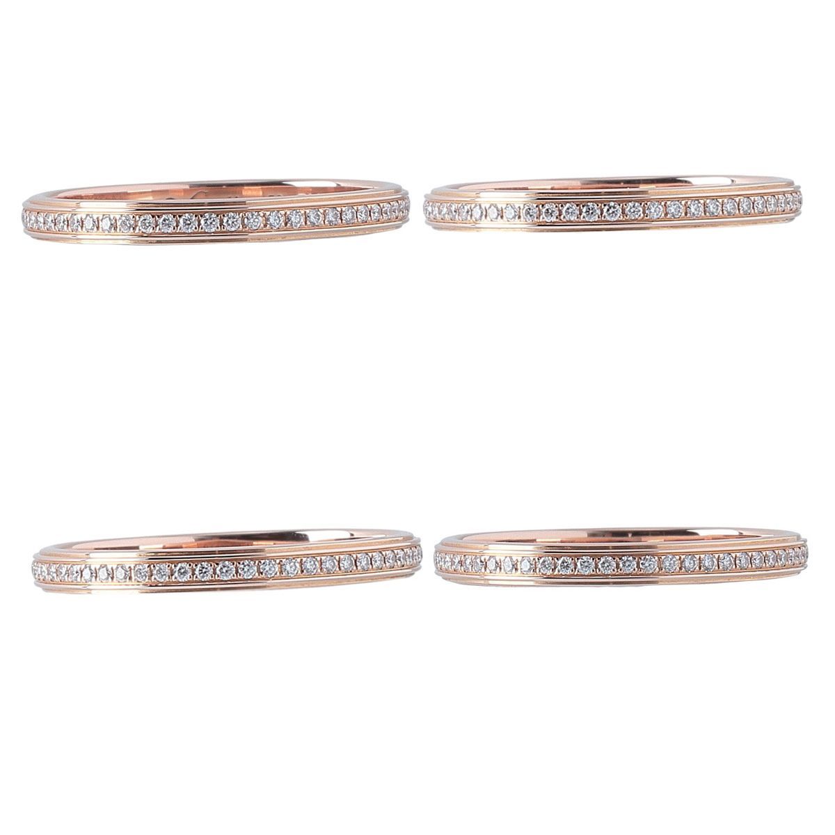 カルティエ ダムール ダイヤ リング フルエタニティ #53 Au750PG フル