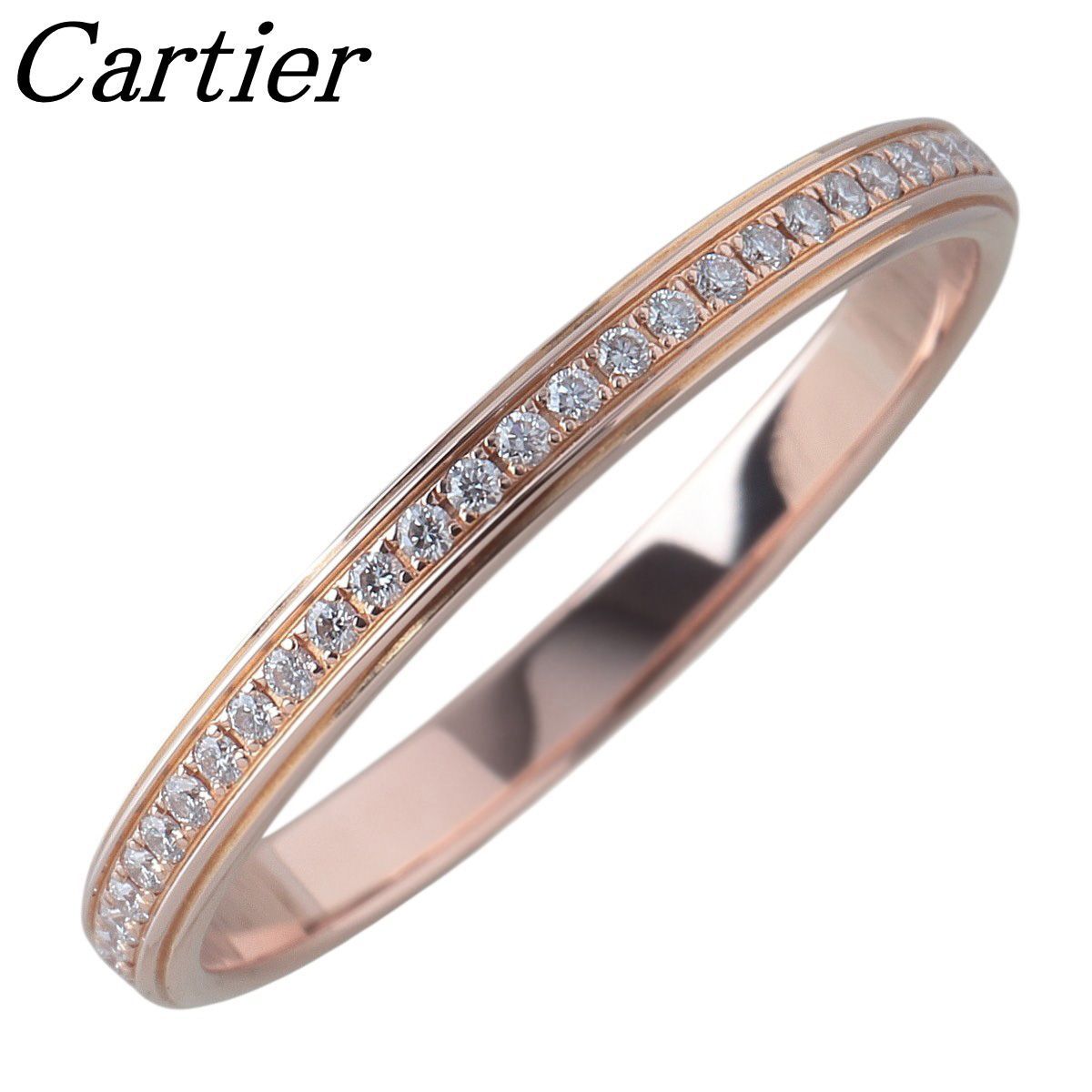 カルティエ ダムール ダイヤ リング フルエタニティ #53 Au750PG フル