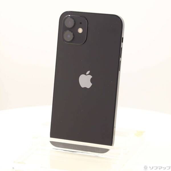〔品〕 iPhone12 64GB ブラック MGHN3J／A SIMフリー【305】