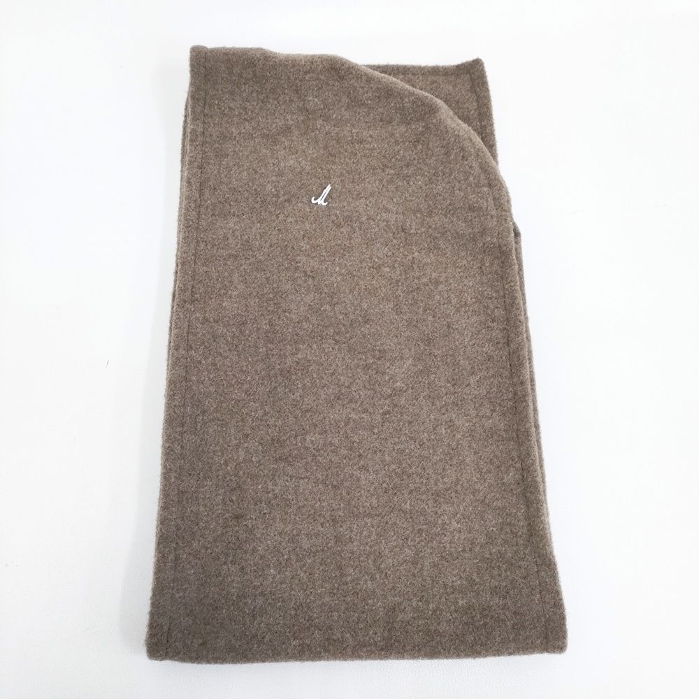 muhlbauer HOODED SCARF フードマフラー ウール マフラー ブラウン レディース ミュールバウアー 5 1222 T◎