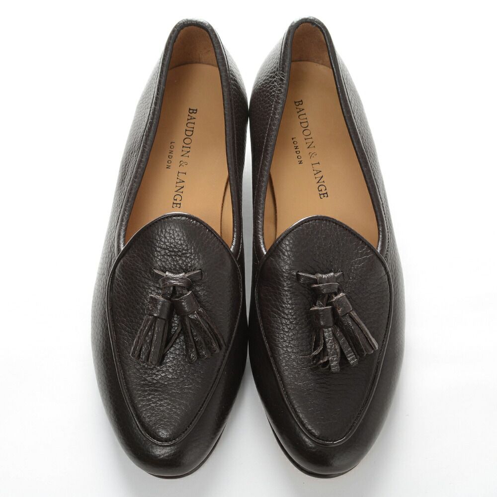 50 OFF 定価107 800円 ボードイン アンド ランジ タッセルローファー SGTASSE DEERSK 39 英国製 f 10345