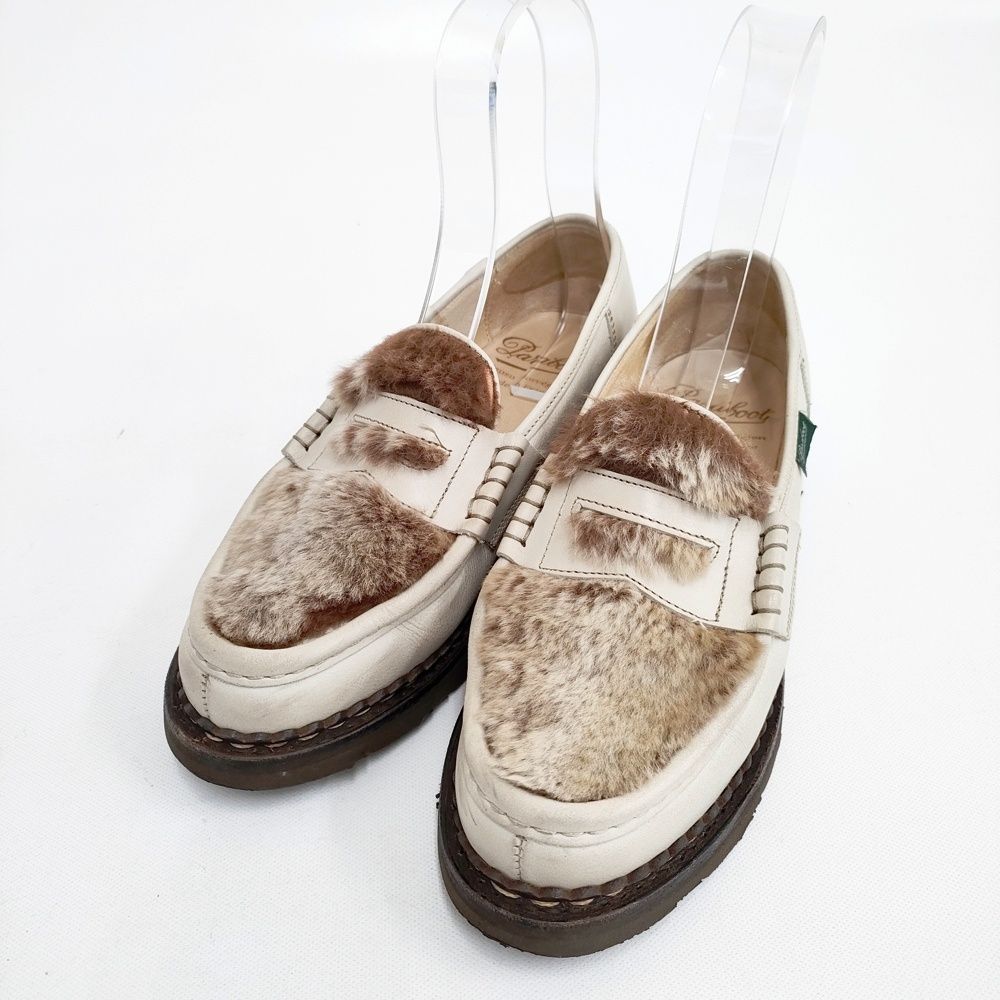 Paraboot ORSAY オルセー GRIFF サイズ4 ローファー ベージュ レディース パラブーツ 5 1222 T◎