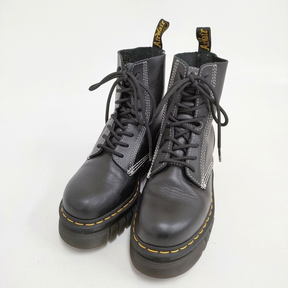 Dr Martens AUDRICK 8 I QLTD BOOT 8ホール サイズUK 5 US 7 ブーツ ブラック レディース ドクターマーチン 1222 G◎