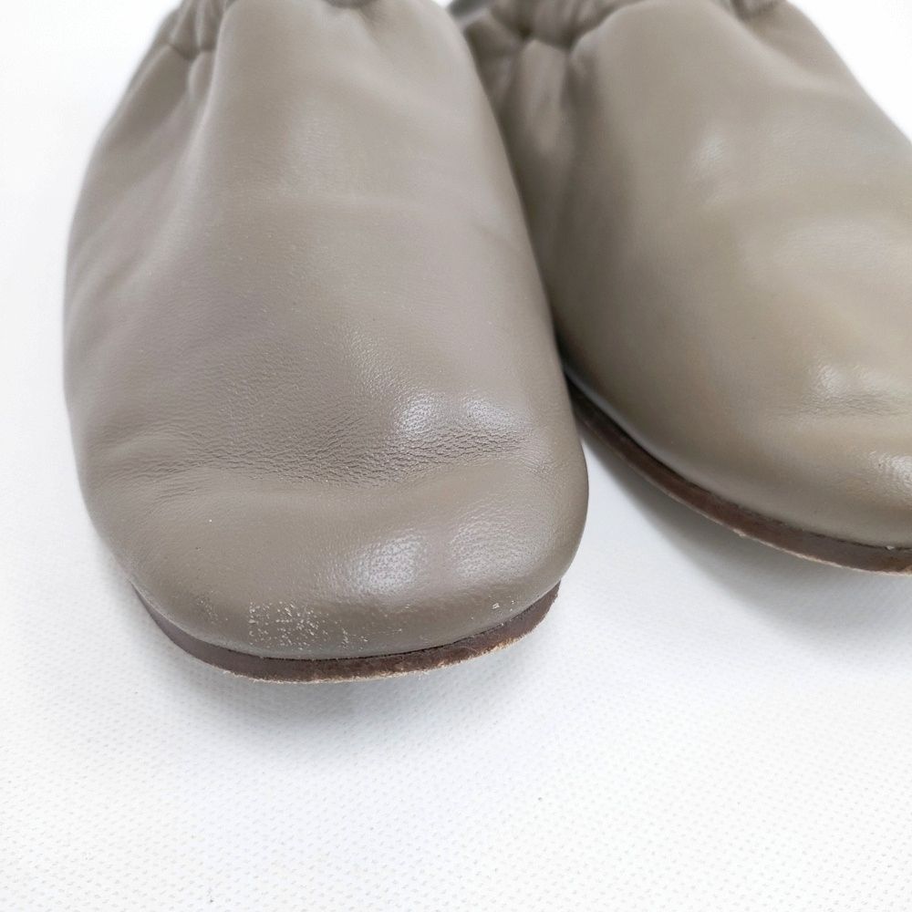 beautiful shoes ballet カーキブラウン BEAUTIFUL SHOES BALLET SHOES バレエシューズ 24.5cm 定価42900円