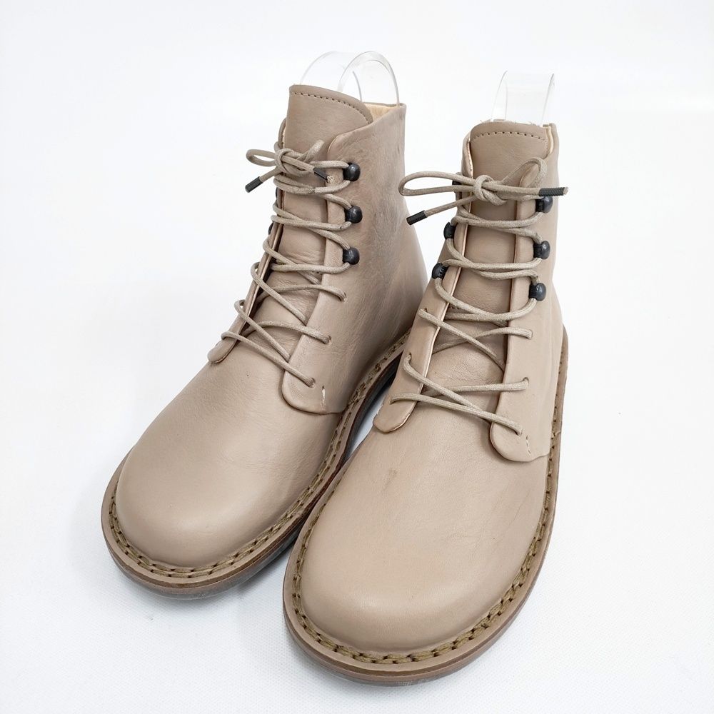 trippen Snug f cloud sat サイズ36 ブーツ ベージュ レディース トリッペン 5 1222 G◎