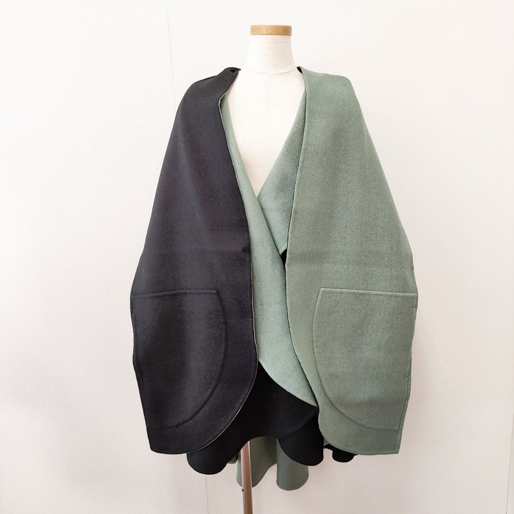 ISSEY MIYAKE ケープ ポンチョ オーバーコート ストール付き サイズ2
