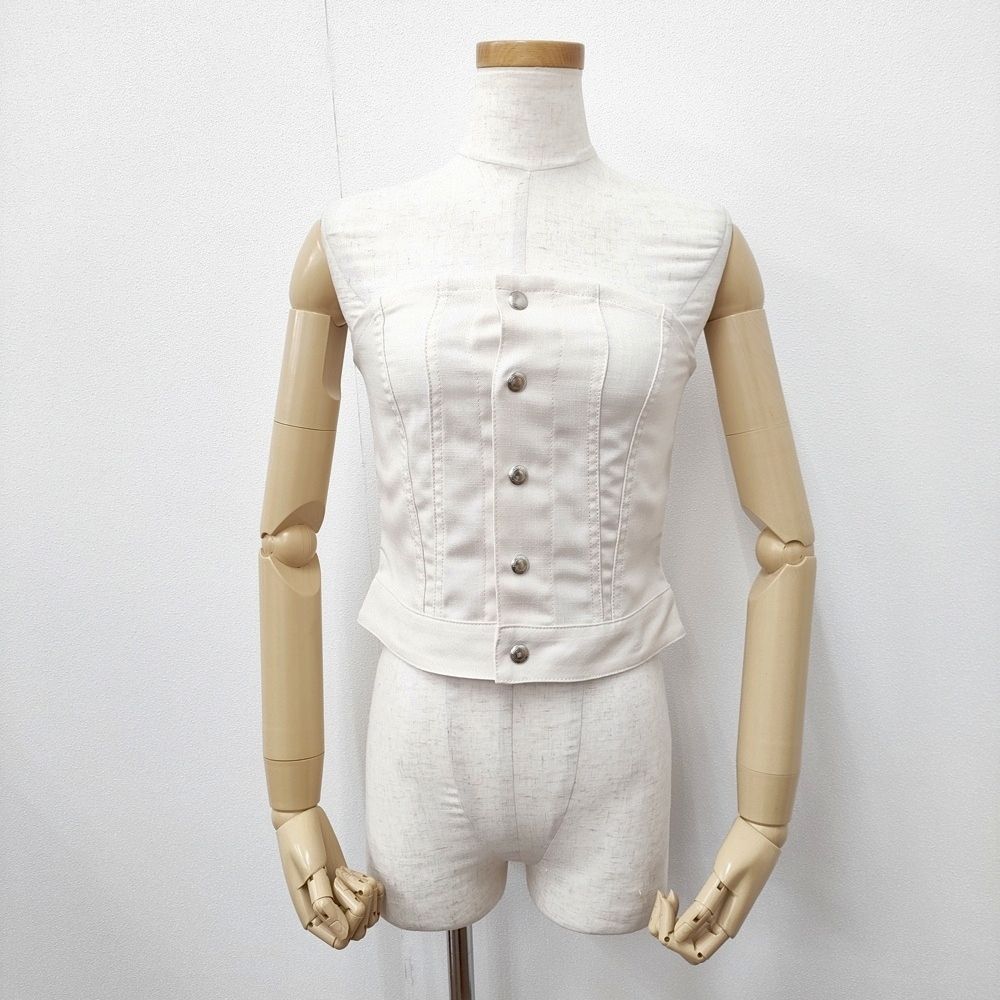 HYKE 新品 OXFORD STRAPLESS TOP 定価22000円 ビスチェ その他トップス