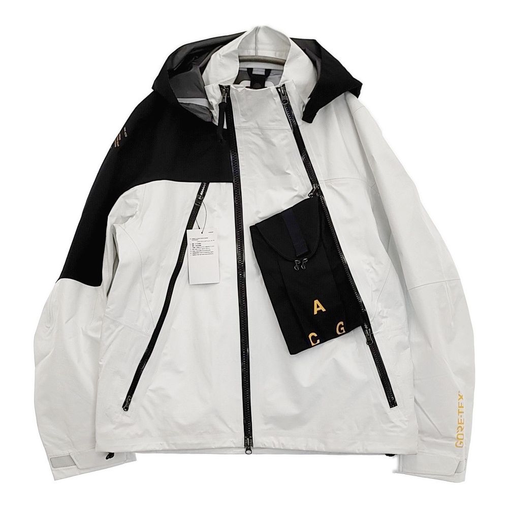 NIKE ACG DEPLOY GORE TEX JACKET エロルソン時代 923952 サイズS ジャケット 18 SS ホワイト ブラック メンズ ナイキ エーシージー 5 1222 M♪