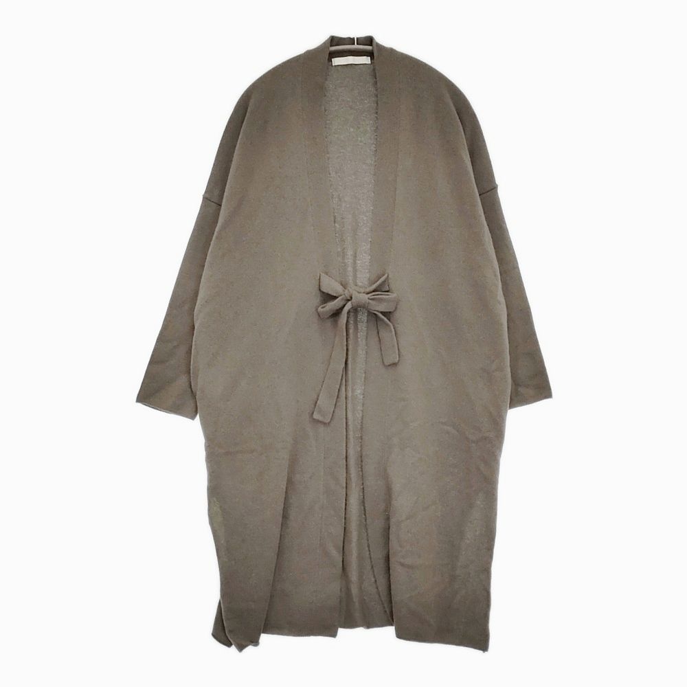evam eva cashmere robe 定価71500円 E243K130 サイズM カシミヤローブ