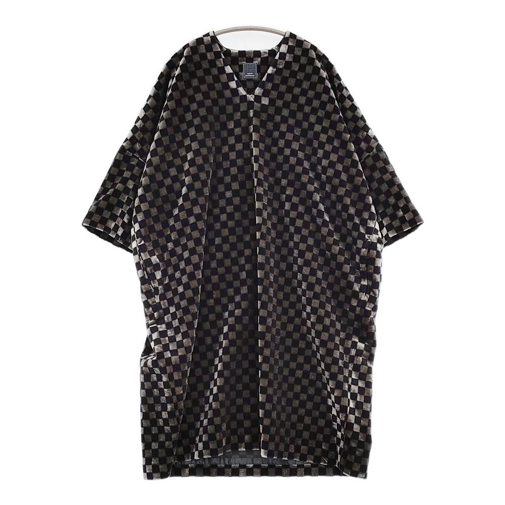 mina perhonen winter jelly 市松模様 ベルベット サイズ36 va3456